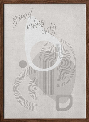 Mid-Century Modern - Good vibes only Poster