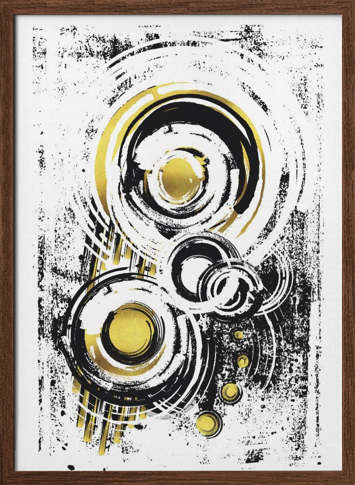 ABSTRACT ART Orbits Poster