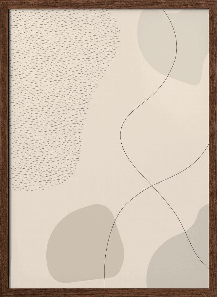 Mid-Century Modern No. 3 | brown Poster