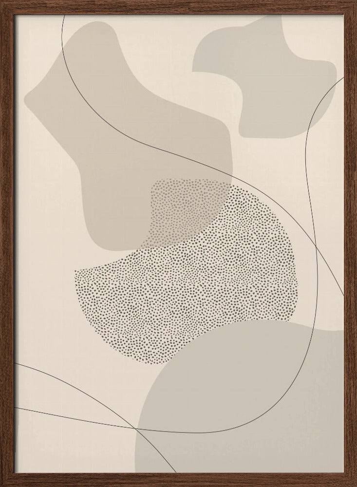 Mid-Century Modern No. 2 | brown Poster