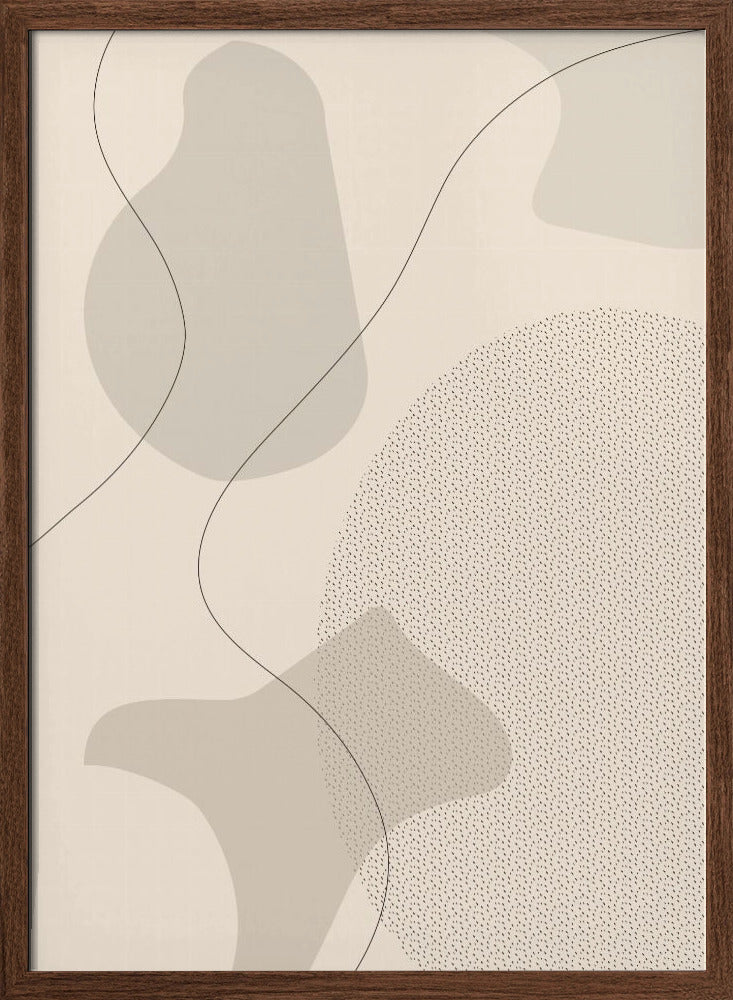 Mid-Century Modern No. 1 | brown Poster