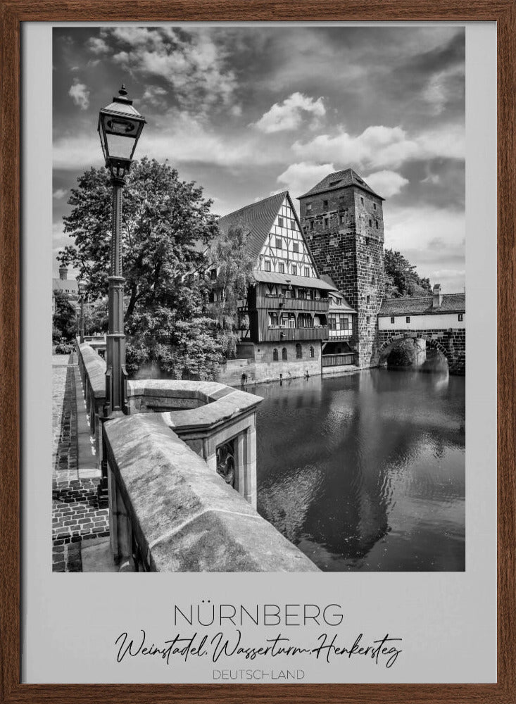 In focus: NUREMBERG Weinstadel, Water Tower, Hangman’s Bridge Poster