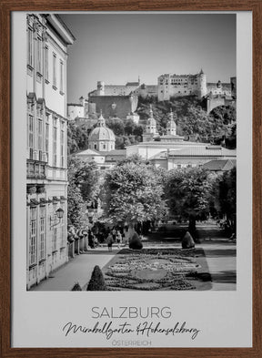 In focus: SALZBURG Wonderful View to Salzburg Fortress Poster