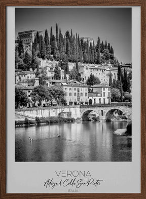 In focus: VERONA Adige and San Pietro Hill Poster