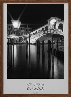 In focus: VENICE Rialto Bridge Poster