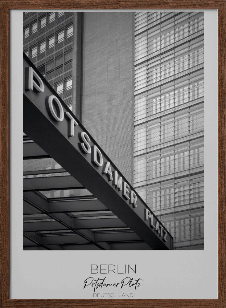 In focus: BERLIN Potsdamer Platz Poster