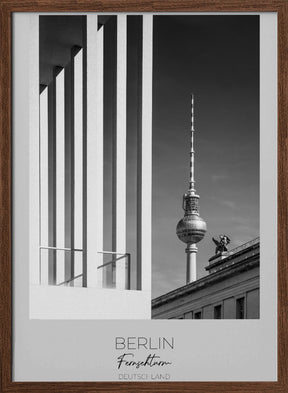 In focus: BERLIN Television Tower &amp; Museum Island Poster