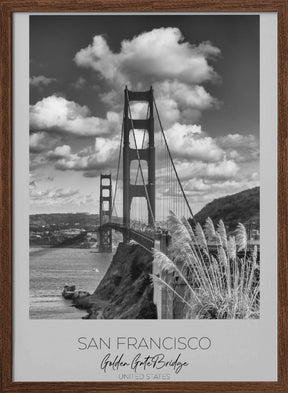 In focus: SAN FRANCISCO Golden Gate Bridge Poster