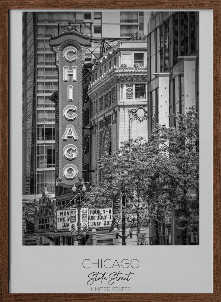 In focus: CHICAGO State Street Poster