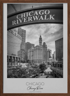 In focus: CHICAGO Riverwalk Poster