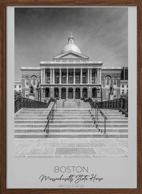 In focus: BOSTON Massachusetts State House Poster