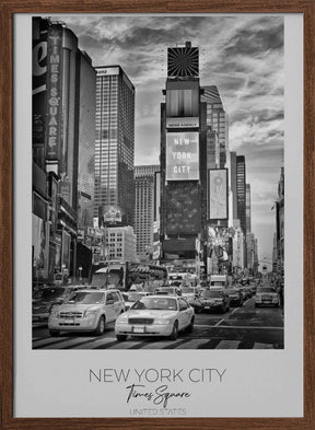 In focus: NEW YORK CITY Times Square Poster