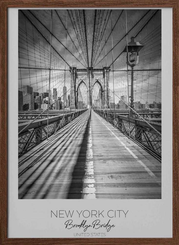 In focus: NEW YORK CITY Brooklyn Bridge Poster