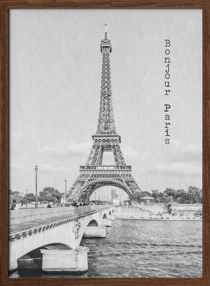 Bonjour Paris Poster