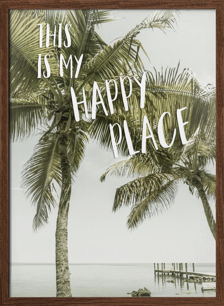 This is my happy place | Oceanview Poster