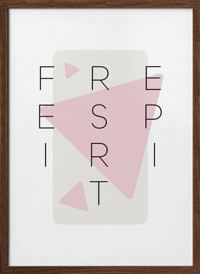 Free spirit - pink Poster