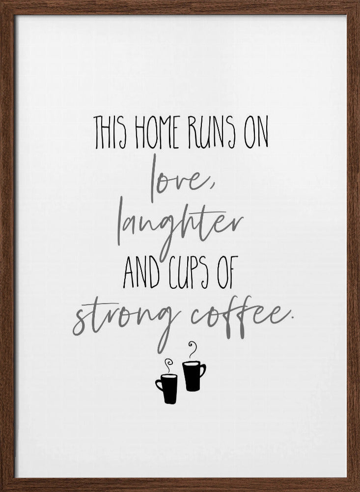 Strong Coffee Poster