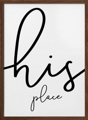 His place Poster