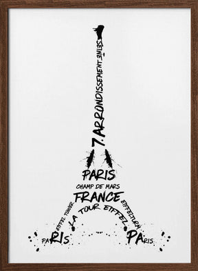 Digital-Art Eiffel Tower Poster