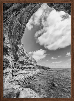 SAN DIEGO Sunset Cliffs | Monochrome Poster