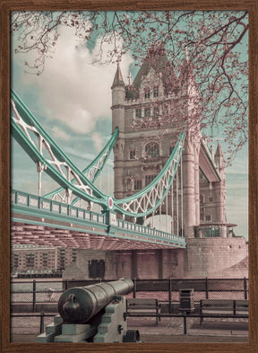 LONDON Tower Bridge in Detail | urban vintage style Poster