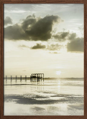 Vintage Bokeelia Sunset Poster