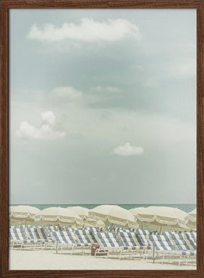 Vintage beach scene Poster