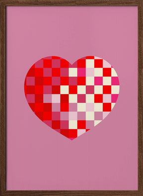 Pixel heart Poster