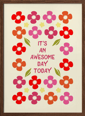 Awesome flowers Poster