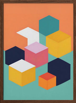 Cubes Poster