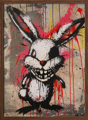 Scary Bunny Poster