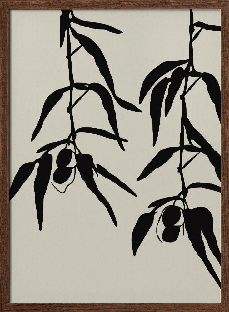 Olive twigs Poster