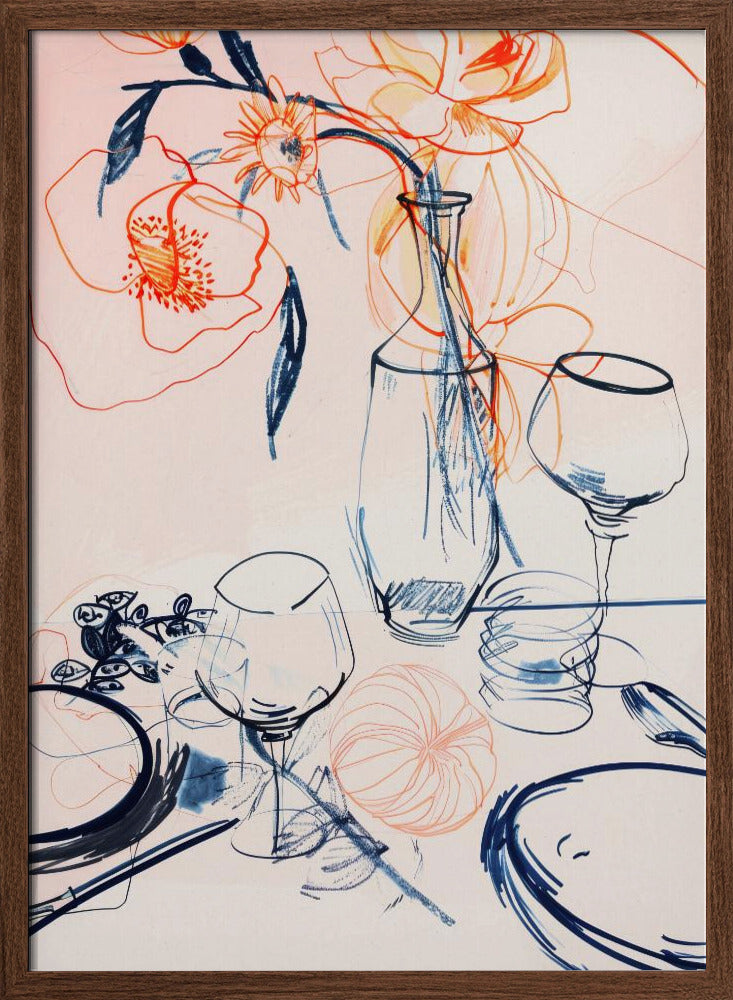 Table still life no 1 Poster