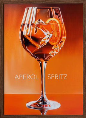 Aperol Spritz Orange Poster