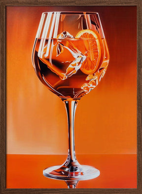 Aperol Spritz Orange Poster