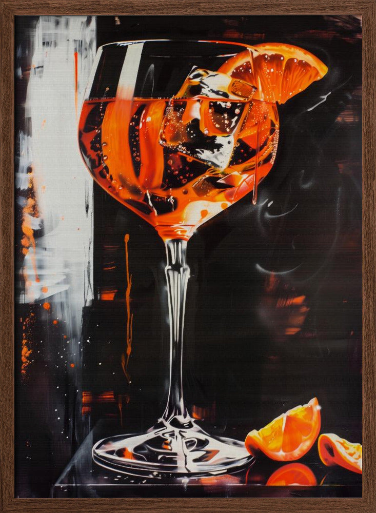 Aperol Spritz Dark Edition Poster