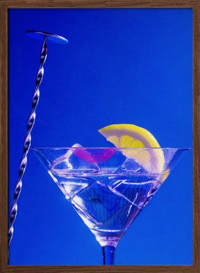 Lemon Twist Martini Poster