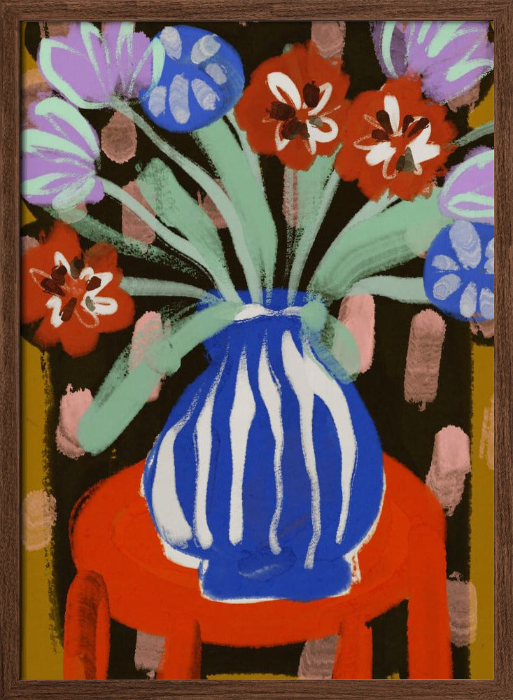 Floral still life no 2 Poster