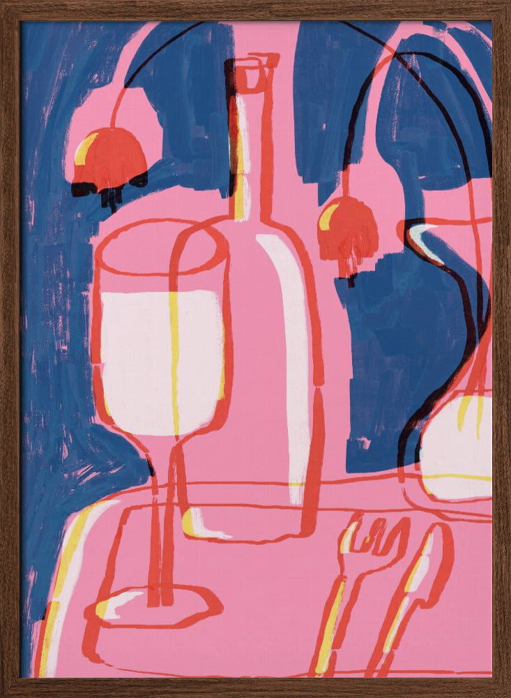 Neon Still Life No 4 Poster