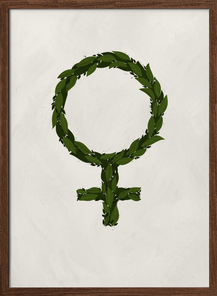 Feminism White Poster