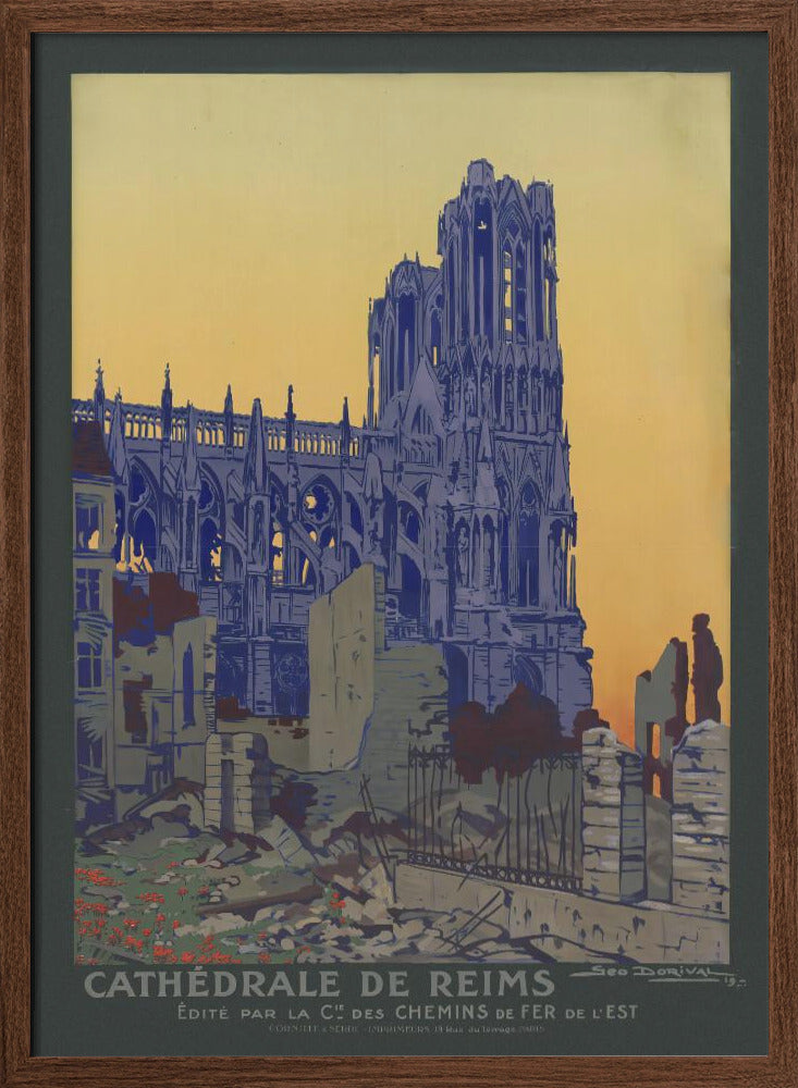 Cathédrale de Reims Poster