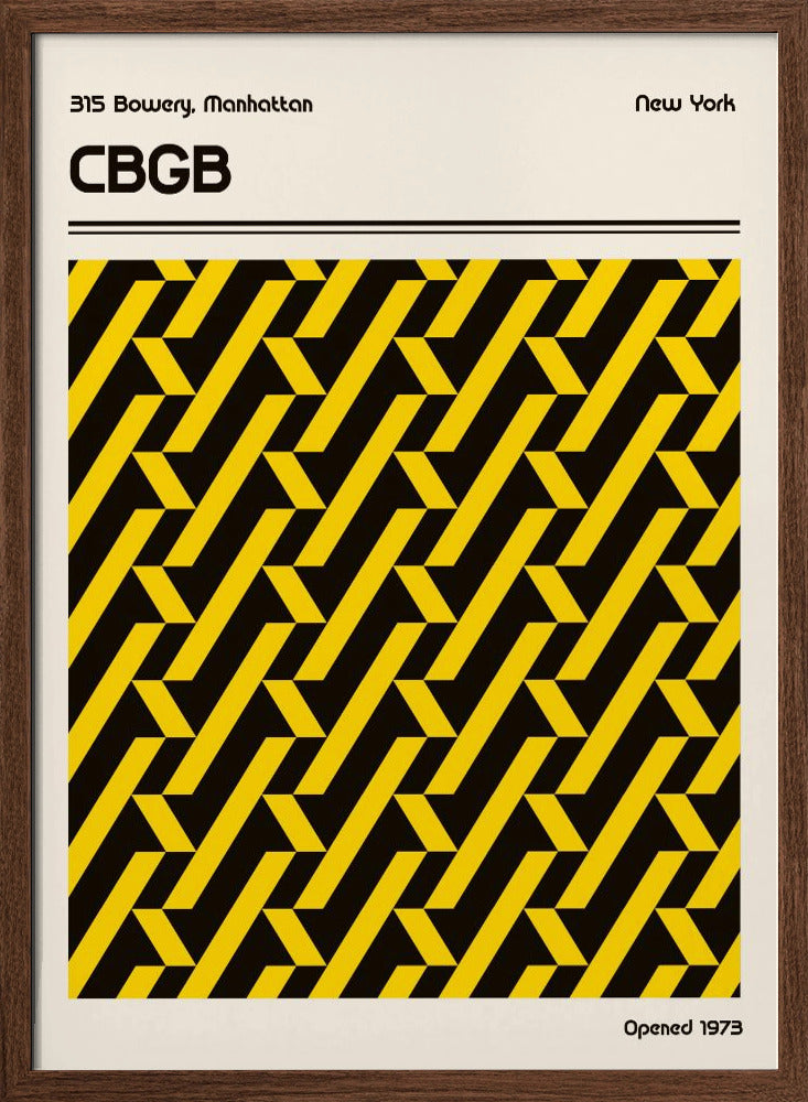 CBGB Venue Poster Poster
