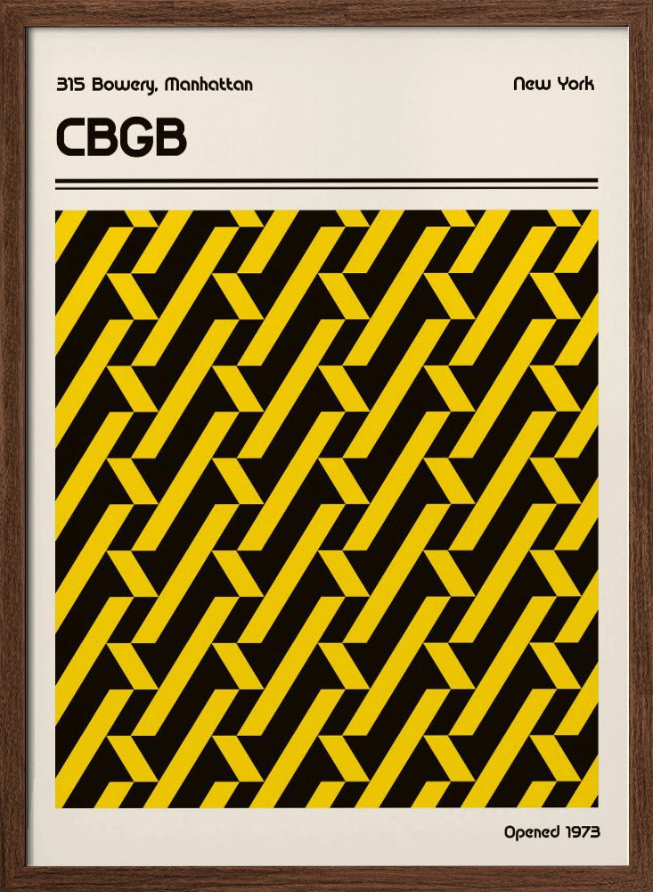 CBGB Venue Poster Poster