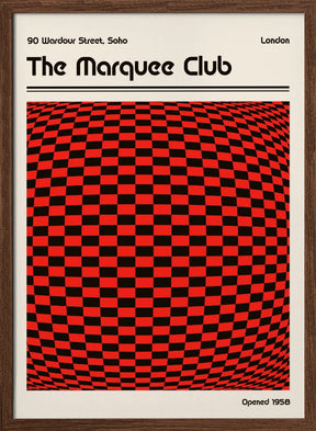 Marquee Club Retro Poster