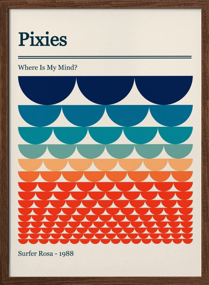 Pixies Retro gig poster Poster