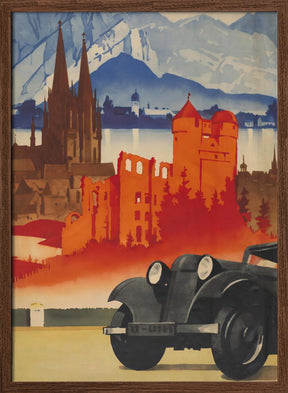 Motoring in Germany Poster