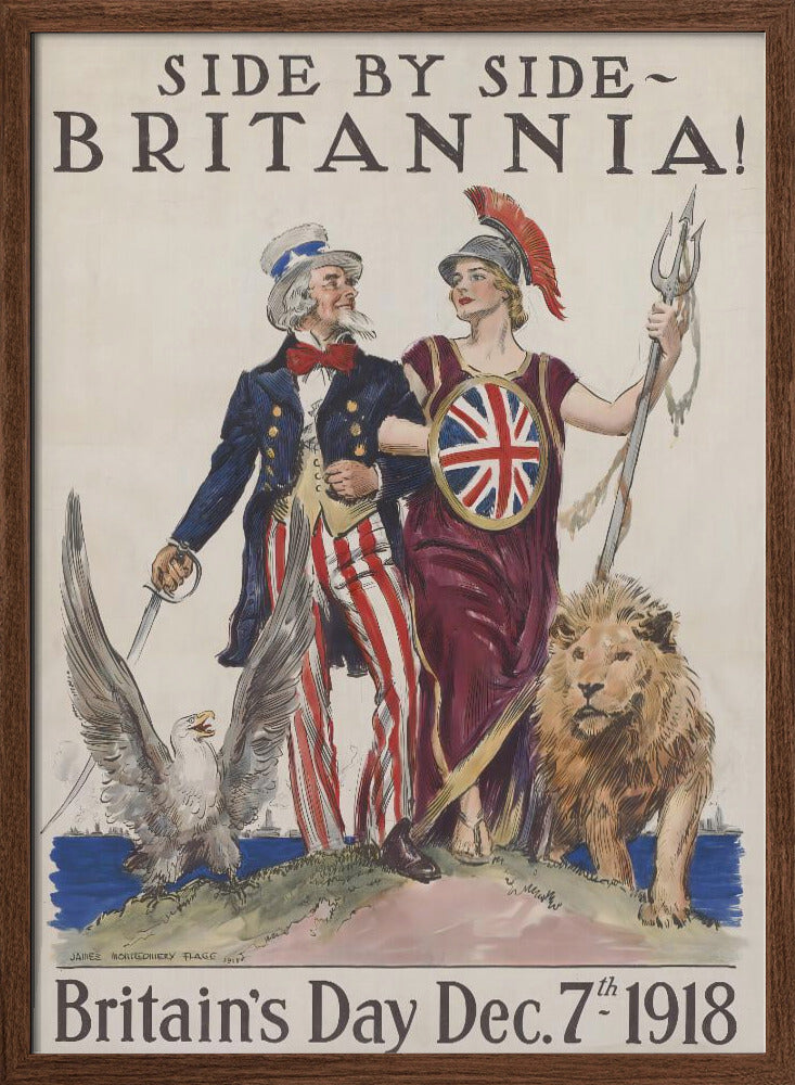 Side By Side Britannia Poster