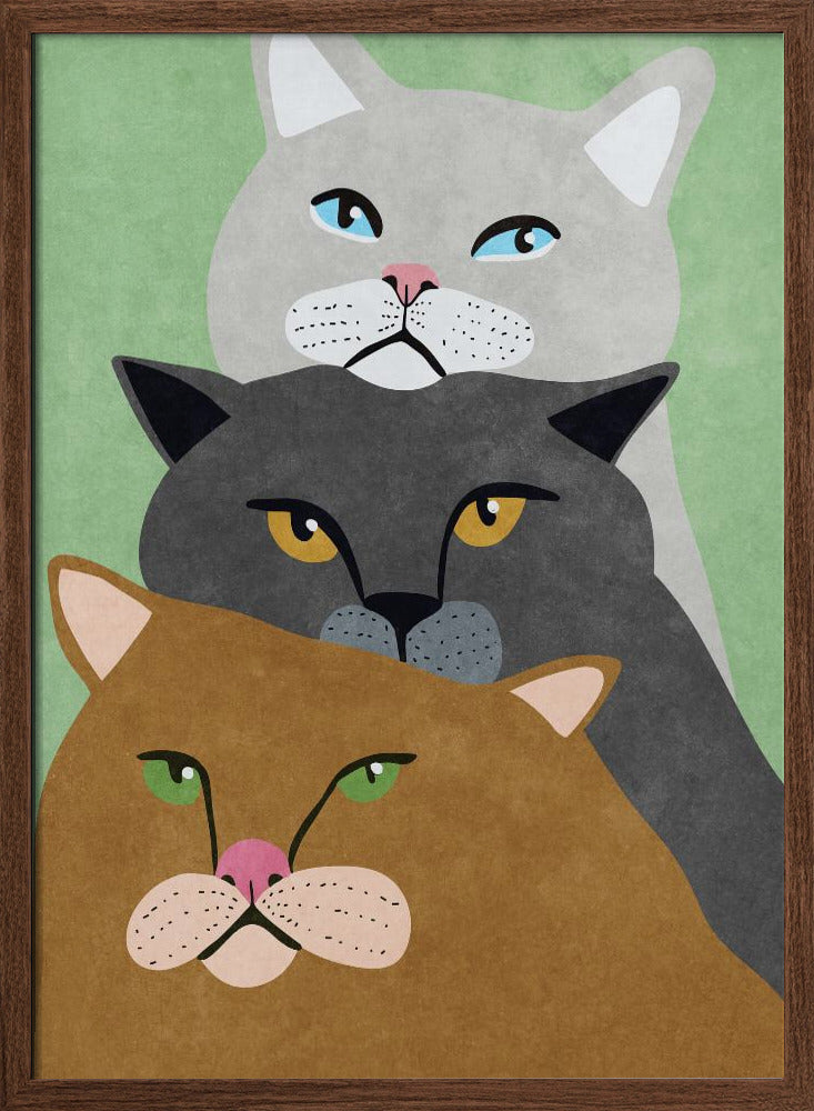 Cat Trio Poster