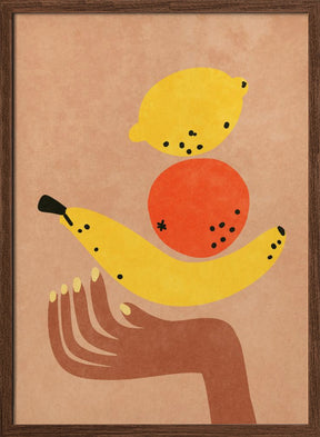 Fruits in my hand Poster