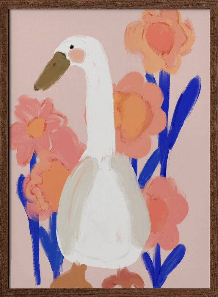 Goose At Spring Poster